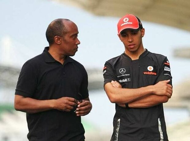 Anthony und Lewis Hamilton Anthony und Lewis Hamilton