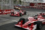 Dario Franchitti und Scott Dixon (beide Ganassi) 