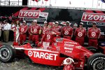 Dario Franchitti (Ganassi) in der Victory Lane