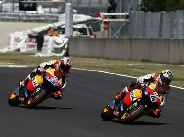 Andrea Dovizioso, Casey Stoner Titel-Bild zur News: Andrea Dovizioso, Casey Stoner