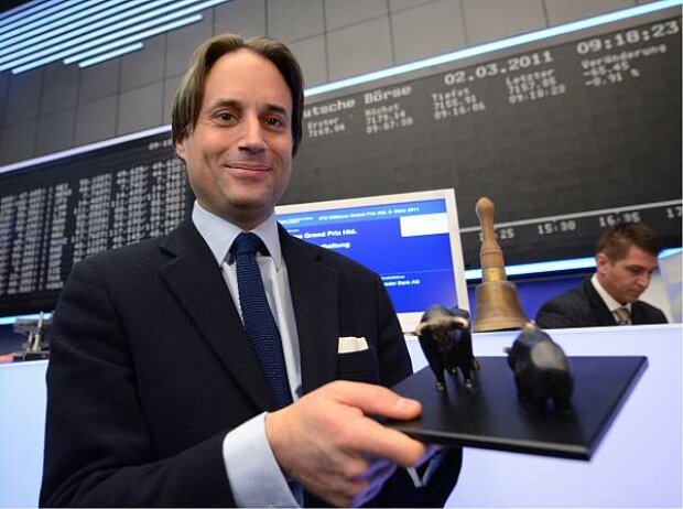 Adam Parr an der Frankfurter Börse Adam Parr an der Frankfurter Börse