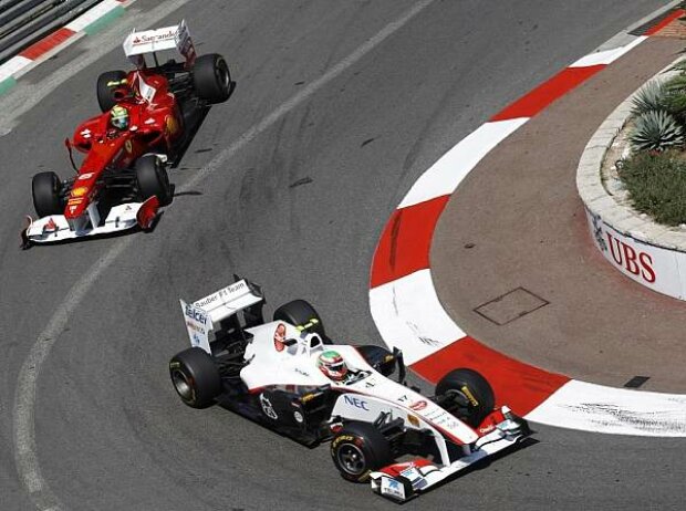 Titel-Bild zur News: Sergio Perez und Felipe Massa