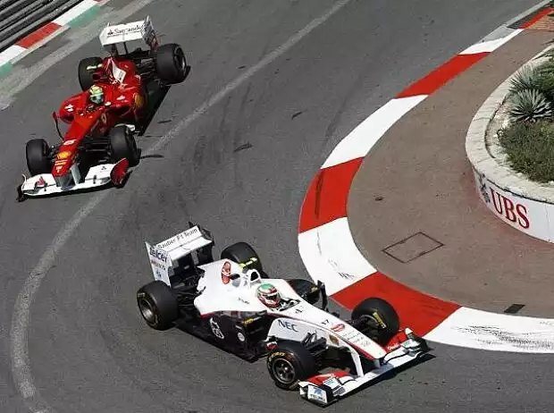 Sergio Perez und Felipe Massa Titel-Bild zur News: Sergio Perez und Felipe Massa