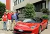 Bild zum Inhalt: Italienischer Astronaut zu Besuch in Maranello