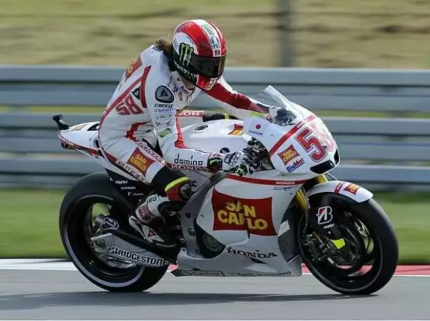 Marco Simoncelli Titel-Bild zur News: Marco Simoncelli