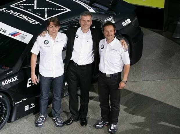 Titel-Bild zur News: Andy Priaulx, Jens Marquardt (BMW Motorsport Direktor), Augusto Farfus