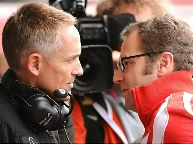 Titel-Bild zur News: Martin Whitmarsh (Teamchef), Stefano Domenicali (Teamchef)