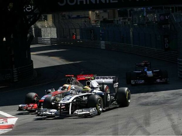 Pastor Maldonado, Lewis Hamilton