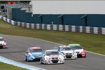 Alain Menu (Chevrolet), Franz Engstler (Engstler), Javier Villa (Proteam), Gabriele Tarquini (Lukoil-Sunred) 