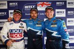 Franz Engstler (Engstler), Yvan Muller (Chevrolet) und Robert Huff (Chevrolet) 