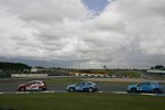 Gabriele Tarquini (Lukoil-Sunred), Alain Menu (Chevrolet) und Robert Dahlgren (Polestar) 