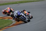 Casey Stoner (Honda) Daniel Pedrosa (Honda) Jorge Lorenzo (Yamaha) 