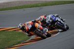 Daniel Pedrosa (Honda) Jorge Lorenzo (Yamaha) 