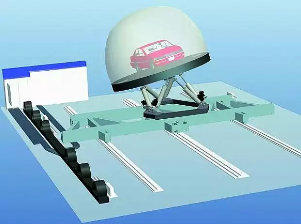 Audi Fahrsimulator Titel-Bild zur News: Audi Fahrsimulator