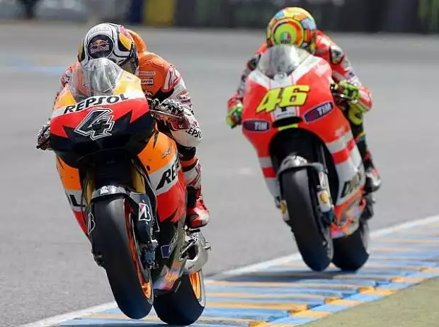 Titel-Bild zur News: Valentino Rossi, Andrea Dovizioso