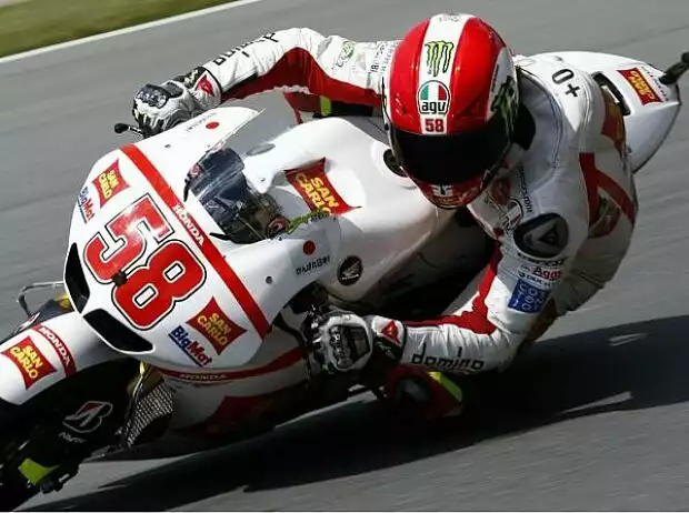 Marco Simoncelli Titel-Bild zur News: Marco Simoncelli