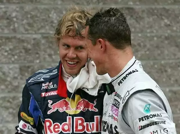 Sebastian Vettel, Michael Schumacher Titel-Bild zur News: Sebastian Vettel, Michael Schumacher