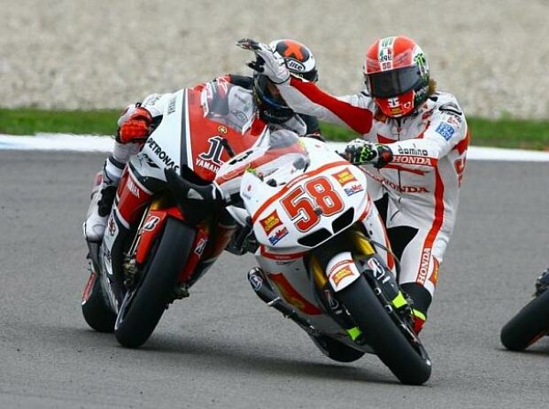 Marco Simoncelli; Jorge Lorenzo