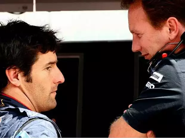Mark Webber und Christian Horner Titel-Bild zur News: Mark Webber und Christian Horner