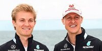 Bild zum Inhalt: Rosberg & Schumacher: Familie und Freunde als Rückhalt