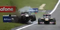 Bild zum Inhalt: Renault: Petrow punktet - Heidfeld mit Unfall