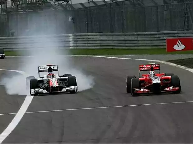 Titel-Bild zur News: Daniel Ricciardo, Jerome D'Ambrosio