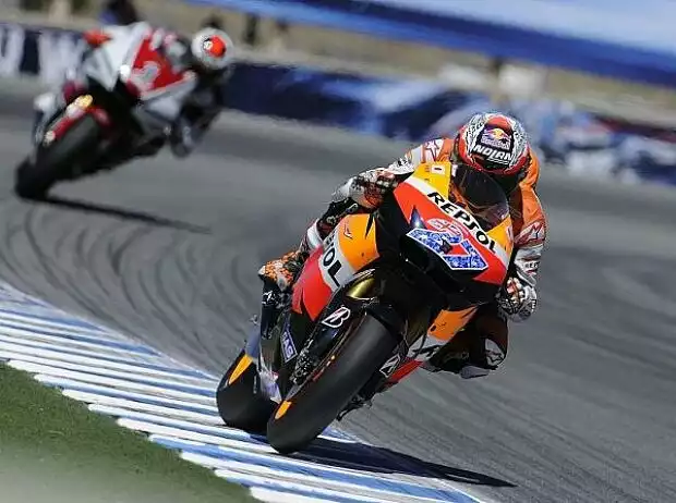 Jorge Lorenzo, Casey Stoner Titel-Bild zur News: Jorge Lorenzo, Casey Stoner