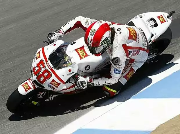Marco Simoncelli Titel-Bild zur News: Marco Simoncelli