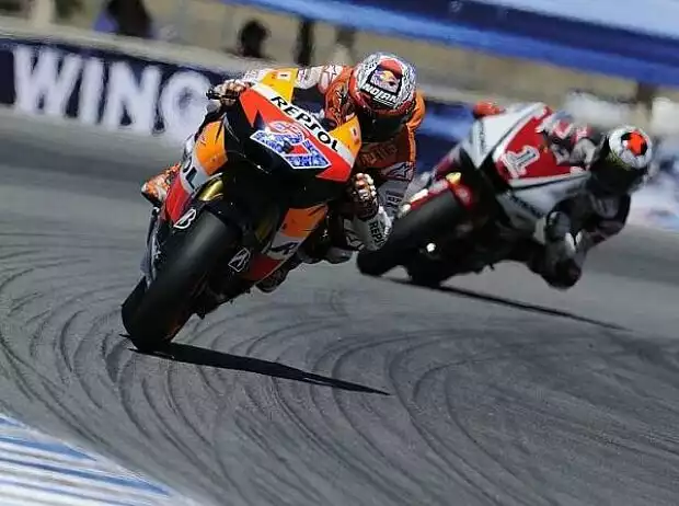 Jorge Lorenzo, Casey Stoner Titel-Bild zur News: Jorge Lorenzo, Casey Stoner
