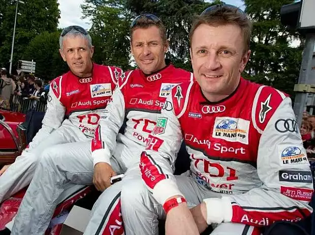 Titel-Bild zur News: Allan McNish, Tom Kristensen, Rinaldo Capello