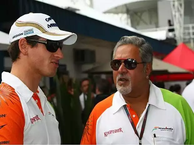 Vijay Mallya (Teameigentümer), Adrian Sutil Titel-Bild zur News: Vijay Mallya (Teameigentümer), Adrian Sutil