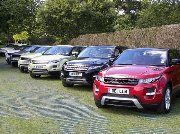 Titel-Bild zur News: Range Rover Evoque Flotte