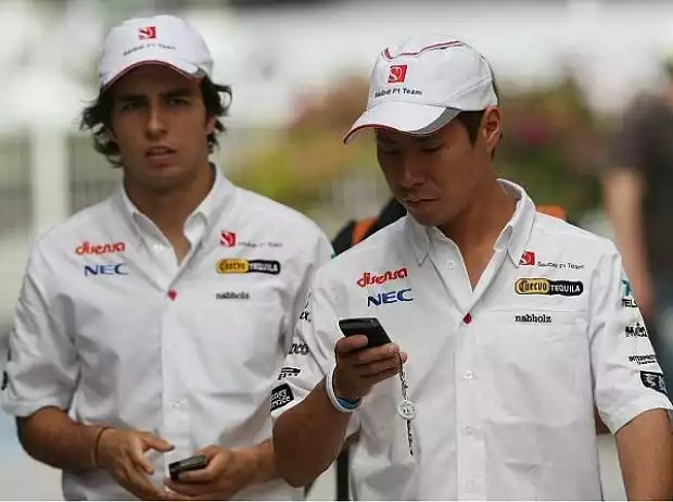 Kamui Kobayashi, Sergio Perez Titel-Bild zur News: Kamui Kobayashi, Sergio Perez
