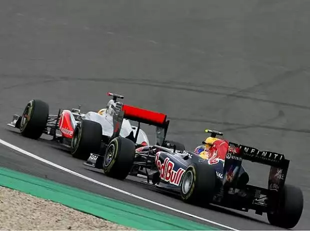 Mark Webber, Lewis Hamilton Titel-Bild zur News: Mark Webber, Lewis Hamilton