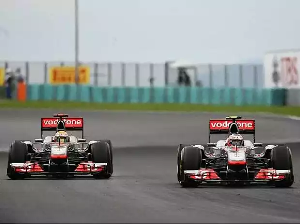 Titel-Bild zur News: Lewis Hamilton, Jenson Button