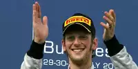 Bild zum Inhalt: Grosjean will auch künftig Vorsicht walten lassen