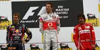 Sebastian Vettel, Jenson Button, Fernando Alonso