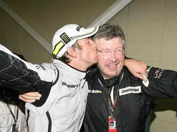 Jenson Button und Ross Brawn Titel-Bild zur News: Jenson Button und Ross Brawn