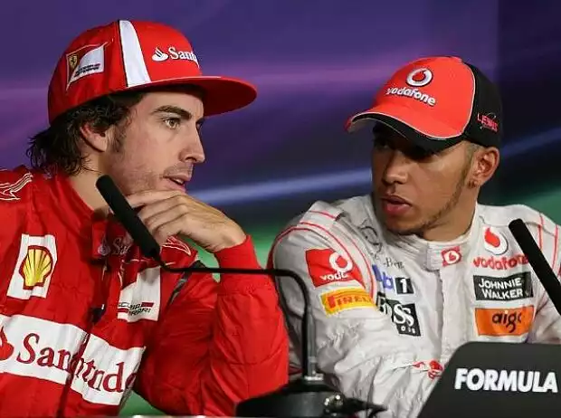 Lewis Hamilton, Fernando Alonso Titel-Bild zur News: Lewis Hamilton, Fernando Alonso