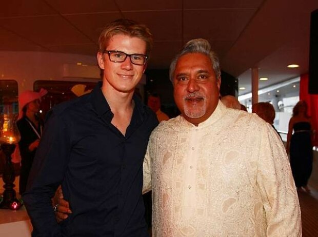 Nico Hülkenberg und Vijay Mallya