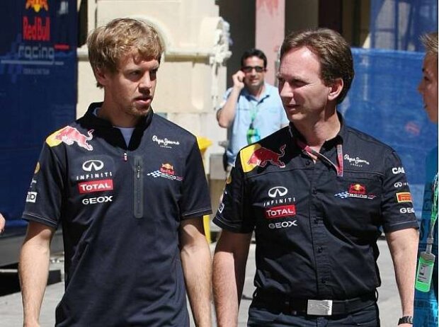 Christian Horner (Teamchef), Sebastian Vettel Christian Horner (Teamchef), Sebastian Vettel