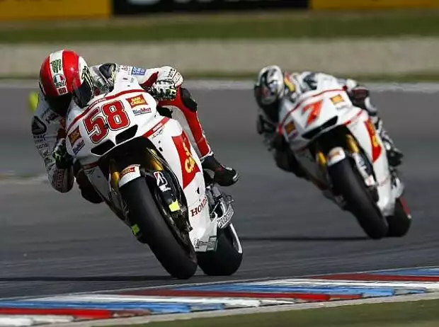 Marco Simoncelli, Hiroshi Aoyama Titel-Bild zur News: Marco Simoncelli, Hiroshi Aoyama