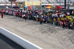 IndyCars in der Pitlane des New Hampshire Motor Speedway