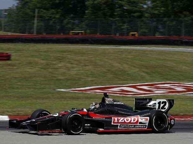 Titel-Bild zur News: Dan Wheldon testet das Next-Generation IndyCar in Mid-Ohio