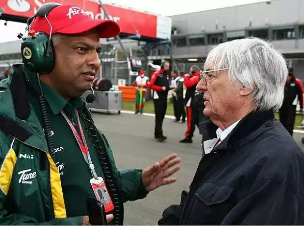 Titel-Bild zur News: Tony Fernandes und Bernie Ecclestone