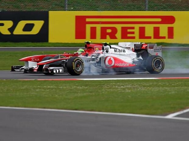 Titel-Bild zur News: Jenson Button, Felipe Massa