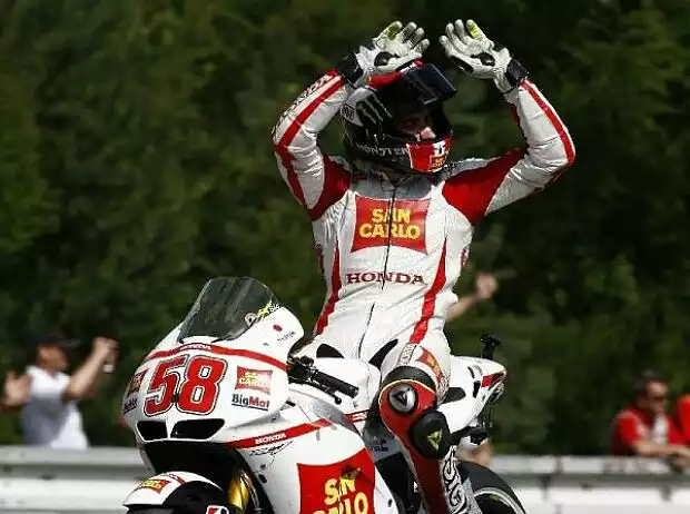 Marco Simoncelli Titel-Bild zur News: Marco Simoncelli