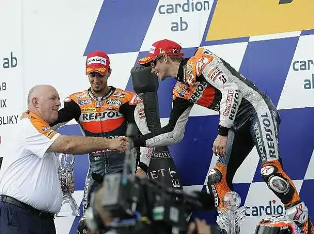 Titel-Bild zur News: Casey Stoner, Andrea Dovizioso