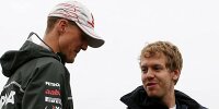 Bild zum Inhalt: Vettel und Schumacher tanken Kraft in der Vergangheit