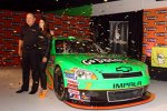 Danica Patrick und GoDaddy-Chef Bob Parsons